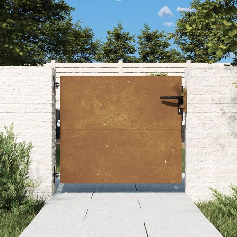 Poort 85x75 cm cortenstaal 1