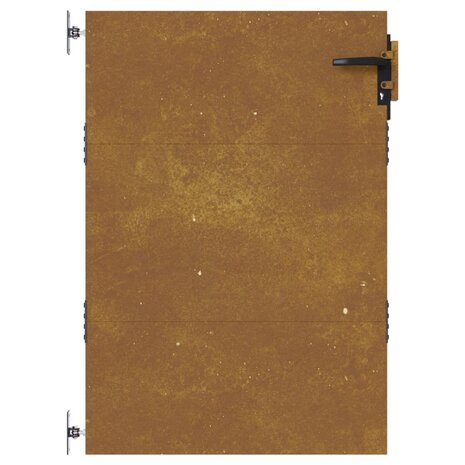 Poort 85x125 cm cortenstaal 4