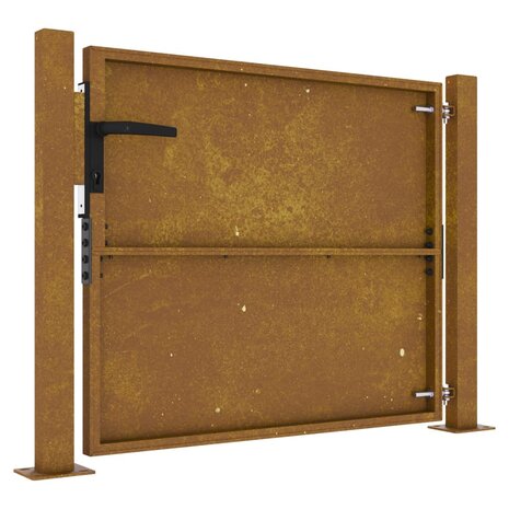 Poort 105x80 cm cortenstaal 6