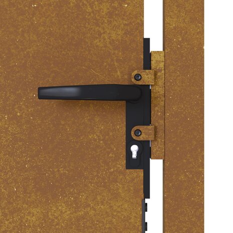 Poort 105x105 cm cortenstaal 7