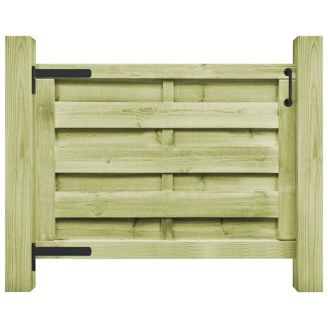 Poort 100x75 cm geïmpregneerd grenenhout groen 2