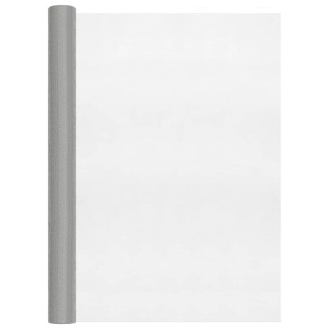 Gaas 80x500 cm roestvrij staal zilverkleurig 3