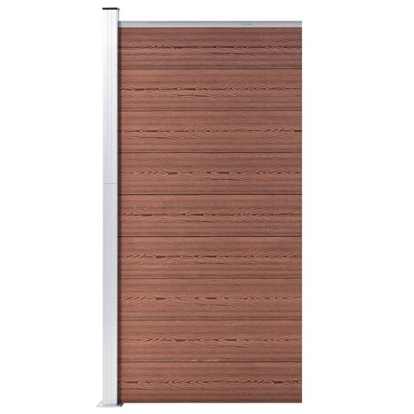 Schuttingpaneel 95x186 cm HKC bruin 1