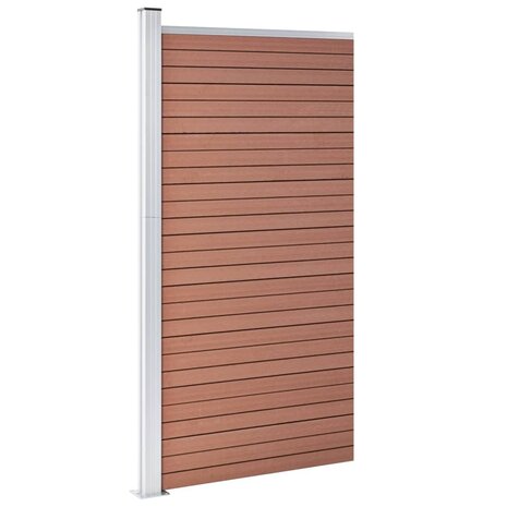 Schuttingpaneel 95x186 cm HKC bruin 3
