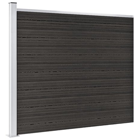 Schuttingpaneel 175x146 cm HKC grijs 2