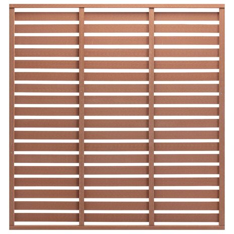 Schuttingpaneel 180x180 cm HKC bruin 1