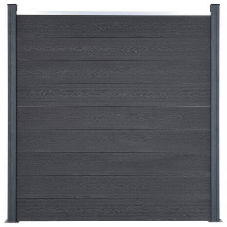 Schuttingpaneelset 353x186 cm HKC grijs 3
