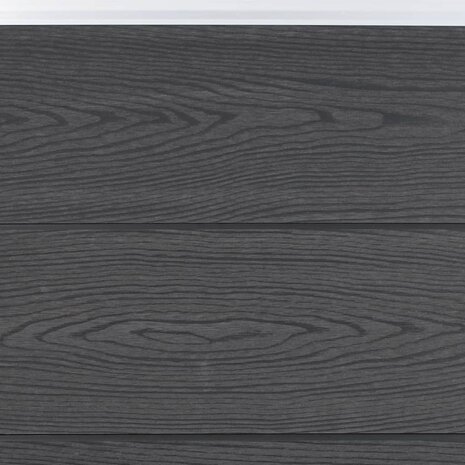 Schuttingpaneelset 353x186 cm HKC grijs 5