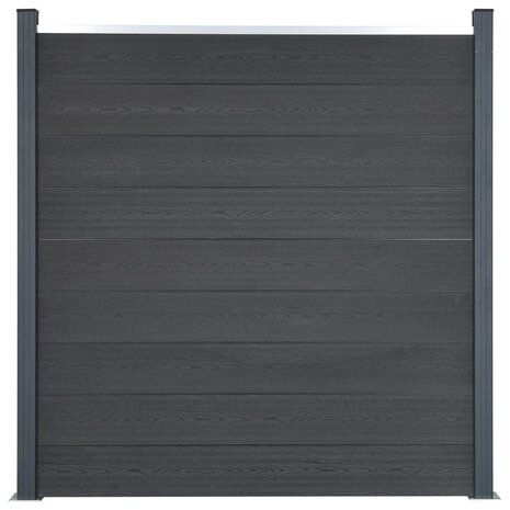 Schuttingpaneelset 872x186 cm HKC grijs 3
