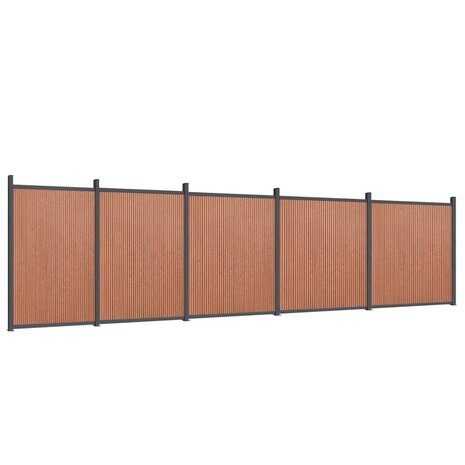Schuttingpaneel 872x186 cm HKC bruin 2