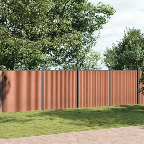 Schuttingpaneel 872x186 cm HKC bruin 3