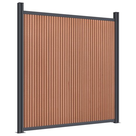 Schuttingpaneel 872x186 cm HKC bruin 4