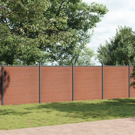 Schuttingpaneel 1045x186 cm HKC bruin 1