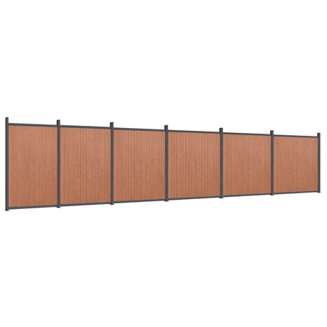 Schuttingpaneel 1045x186 cm HKC bruin 2