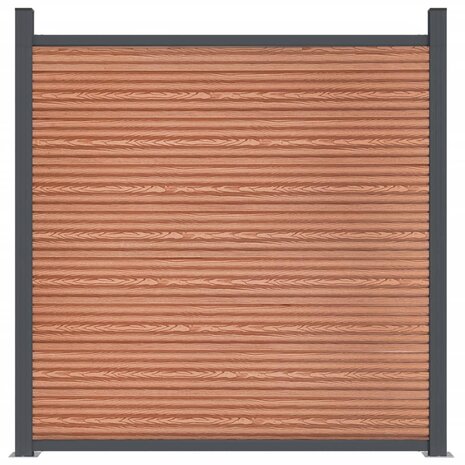 Schuttingpaneel 1218x186 cm HKC bruin 5