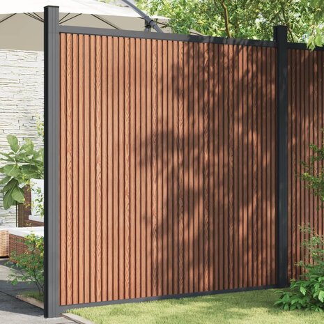 Schuttingpaneel 173x186 cm HKC bruin 3