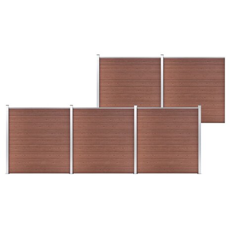 Schutting 872x186 cm HKC bruin 1