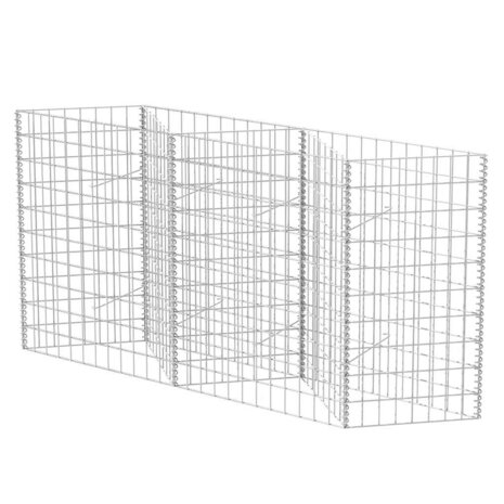 Gabion mand 120x30x100 cm gegalvaniseerd staal 2