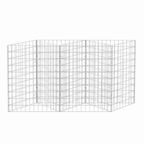 Gabion mand 120x30x100 cm gegalvaniseerd staal 5