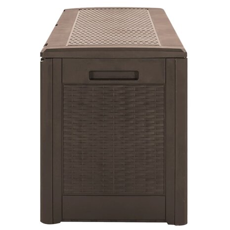 Tuinbox 119x48x60 cm polypropeen bruin 5