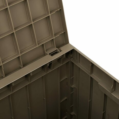 Tuinbox 55,5x43x53 cm polypropeen grijs 8