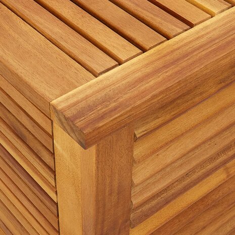 Tuinbox met jaloezieën 60x50x56 cm massief acaciahout 8