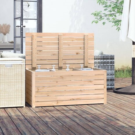 Tuinbox 101x50,5x46,5 cm massief grenenhout 3