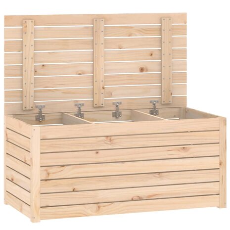 Tuinbox 101x50,5x46,5 cm massief grenenhout 6