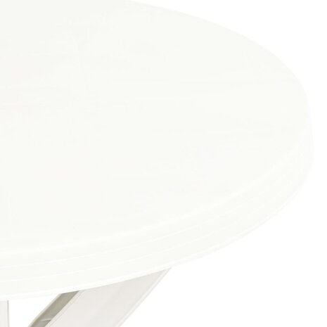 Bistrotafel Ø70 cm kunststof wit 4