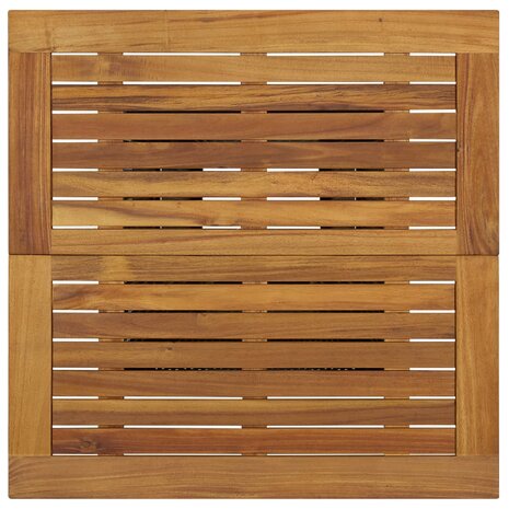 Bartafel 80x80x110 cm poly rattan en massief acaciahout zwart 4