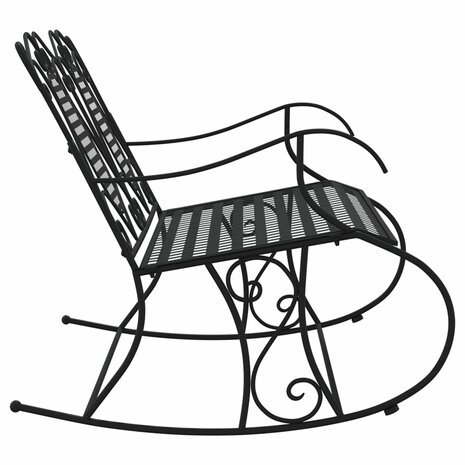 Schommelbank 2-zits 113 cm staal zwart 4