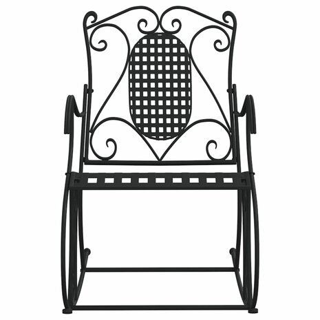 Schommelbank 84 cm staal zwart 3