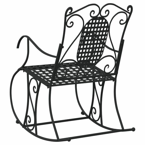 Schommelbank 84 cm staal zwart 5