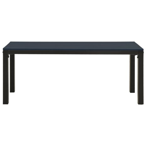Tuinbank 110 cm staal en HKC zwart 3