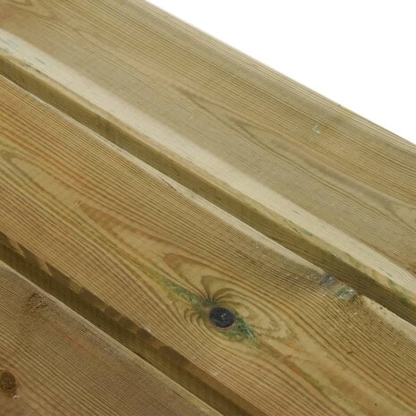 Tuinbank 110 cm geïmpregneerd massief grenenhout 6
