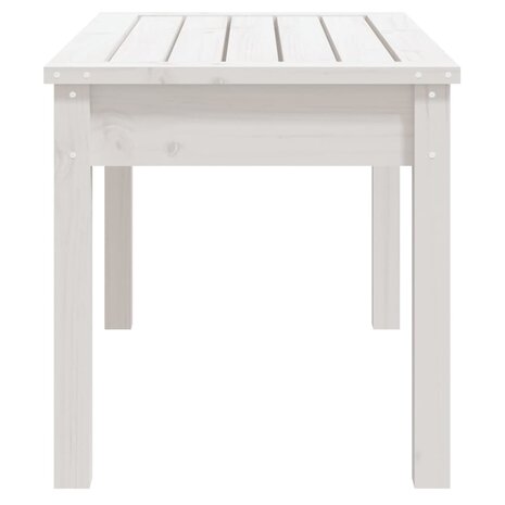 Tuinbank 80x44x45 cm massief grenenhout wit 5