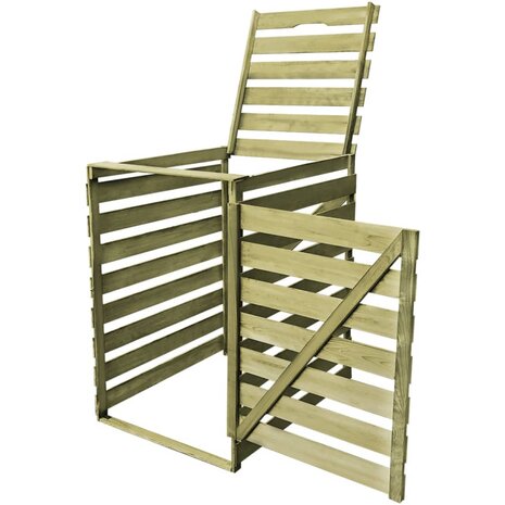 Containerberging enkel 240 L geïmpregneerd hout 2