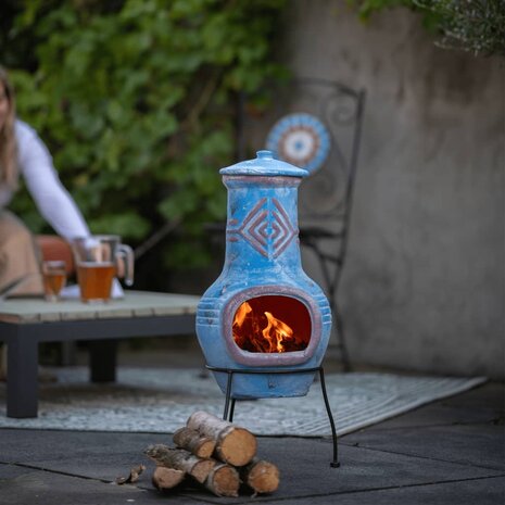 RedFire Haard Colima klei zeeblauw/rood 86031 1