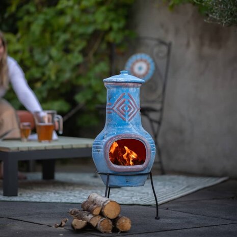 RedFire Haard Colima klei zeeblauw/rood 86031 7