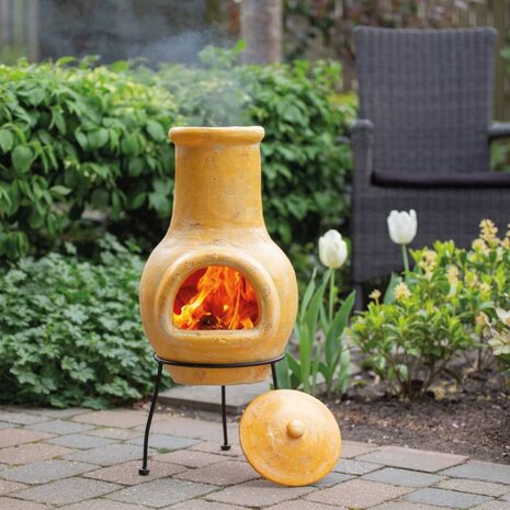 RedFire Haard Tampico 31x31x68 cm klei geel 4