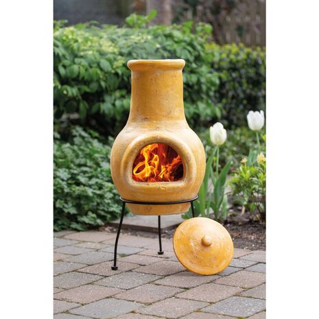 RedFire Haard Tampico 31x31x68 cm klei geel 5