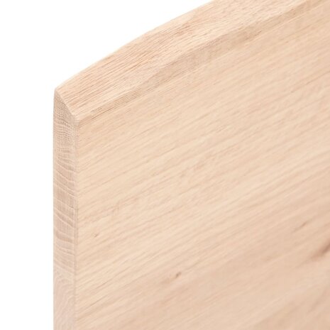 Wastafelblad 40x30x2 cm onbehandeld massief hout 5
