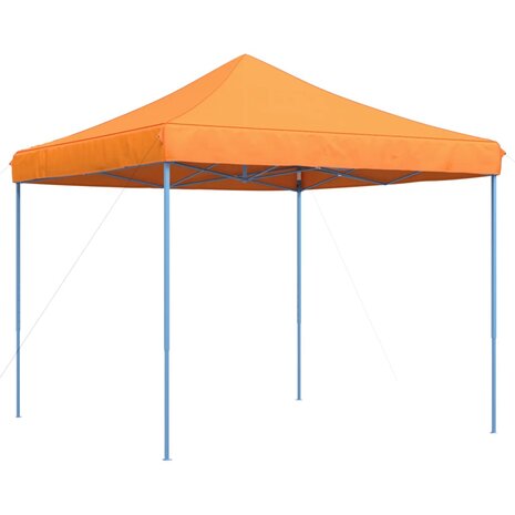 Partytent inklapbaar pop-up 292x292x315 cm oranje 2
