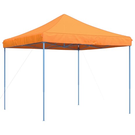 Partytent inklapbaar pop-up 292x292x315 cm oranje 5