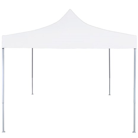 Partytent professioneel inklapbaar 2x2 m staal wit 2