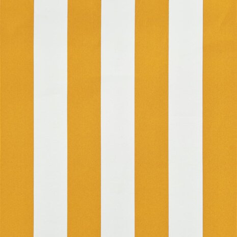Luifel uittrekbaar 100x150 cm geel en wit 7