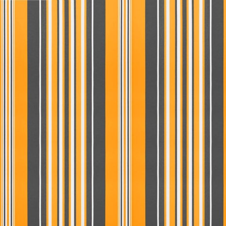 Vervangingsdoek voor luifelrok gestreept 4,5 m geel en grijs 5