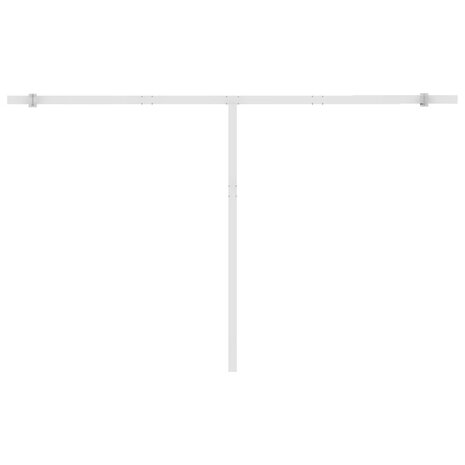 Luifel vrijstaand automatisch 400x350 cm blauw en wit 9