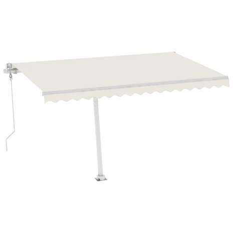 Luifel vrijstaand automatisch 400x350 cm crèmekleurig 4