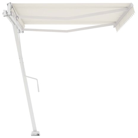 Luifel vrijstaand automatisch 400x350 cm crèmekleurig 5